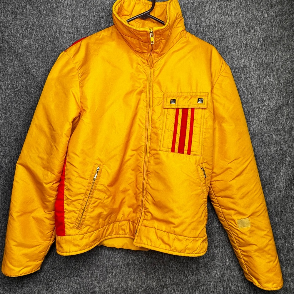 Vintage Sportcaster Women's Size MED Ski Jacket Winter Coat Colorblock 80s